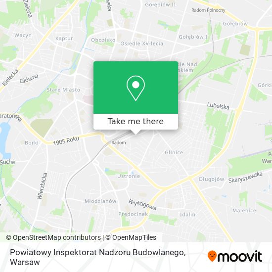 Powiatowy Inspektorat Nadzoru Budowlanego map