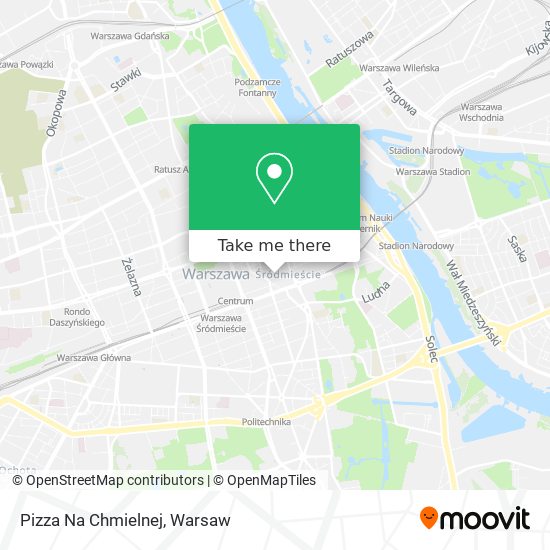 Pizza Na Chmielnej map