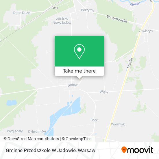 Gminne Przedszkole W Jadowie map