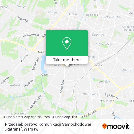 Przedsiębiorstwo Komunikacji Samochodowej „Ratrans” map