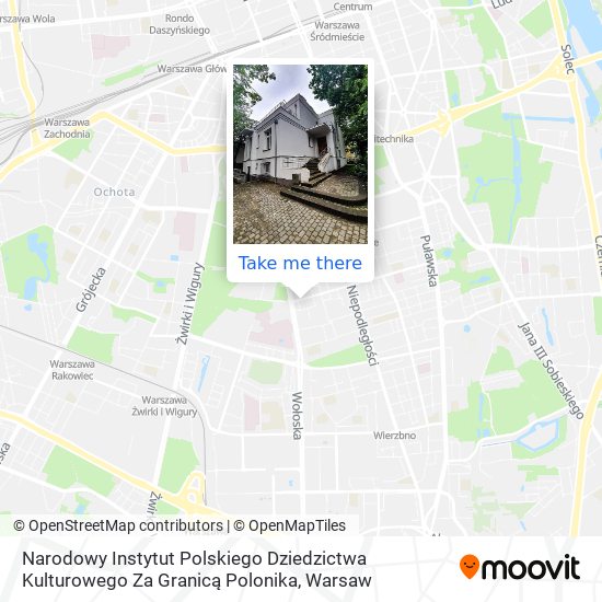 Narodowy Instytut Polskiego Dziedzictwa Kulturowego Za Granicą Polonika map