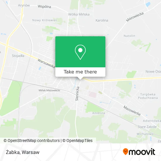 Żabka map
