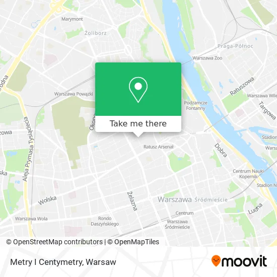 Карта Metry I Centymetry