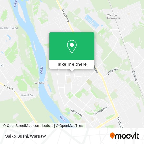 Saiko Sushi map