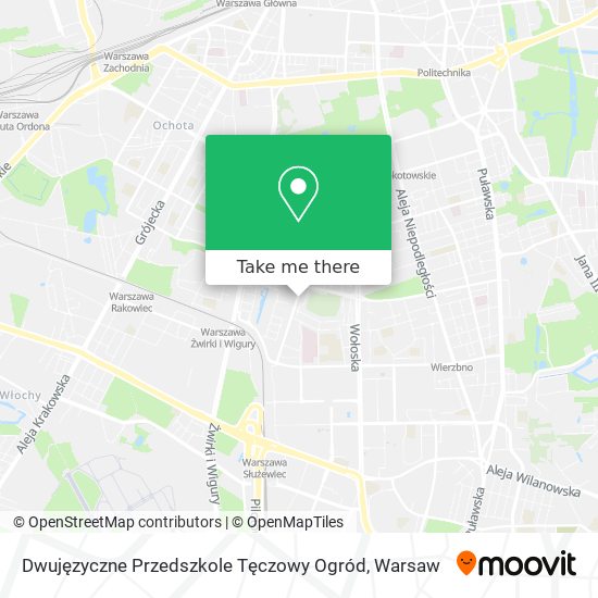 Dwujęzyczne Przedszkole Tęczowy Ogród map