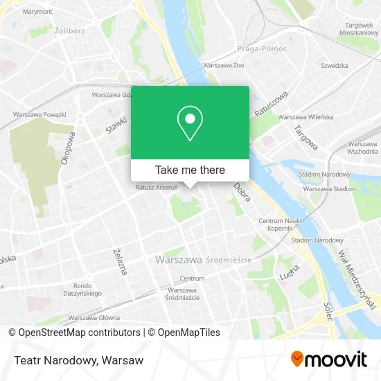 Teatr Narodowy map