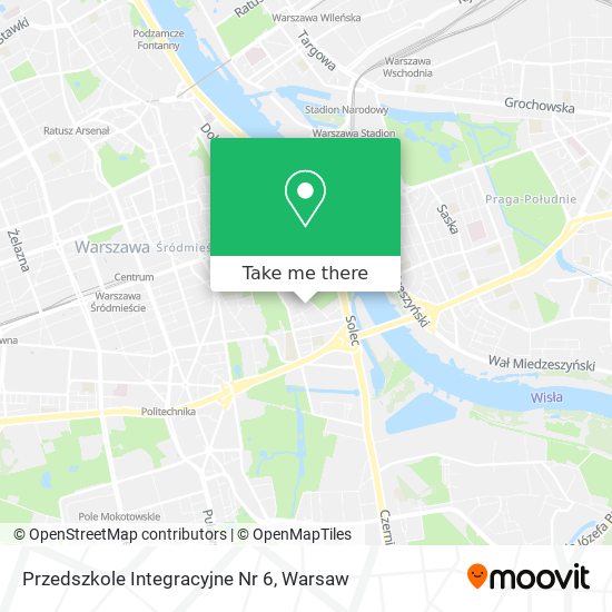 Карта Przedszkole Integracyjne Nr 6