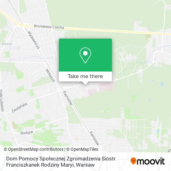 Dom Pomocy Społecznej Zgromadzenia Sióstr Franciszkanek Rodziny Maryi map