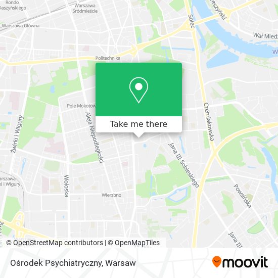 Ośrodek Psychiatryczny map