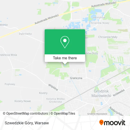 Карта Szwedzkie Góry