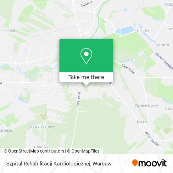 Szpital Rehabilitacji Kardiologicznej map