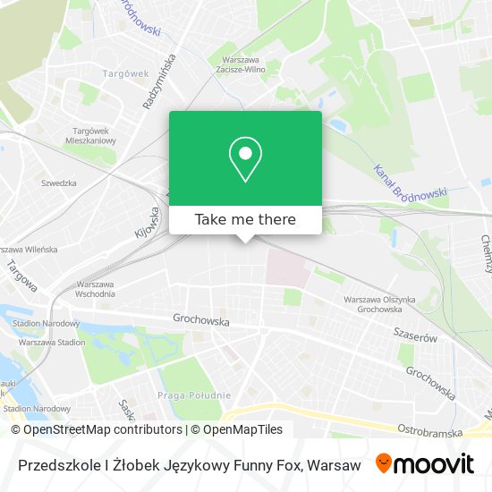 Przedszkole I Żłobek Językowy Funny Fox map