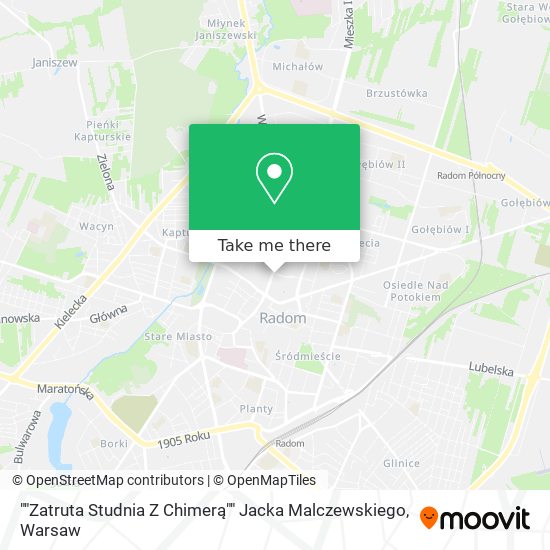 ""Zatruta Studnia Z Chimerą"" Jacka Malczewskiego map