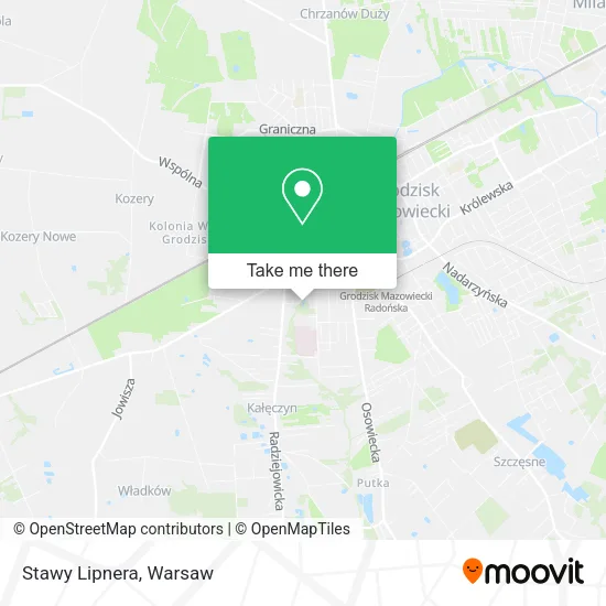Stawy Lipnera map