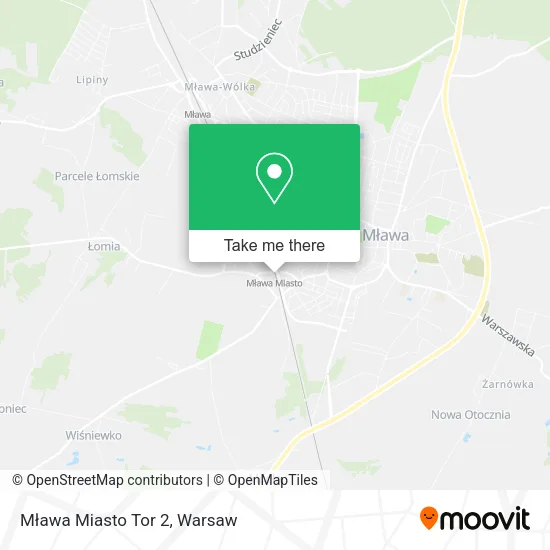 Карта Mława Miasto Tor 2