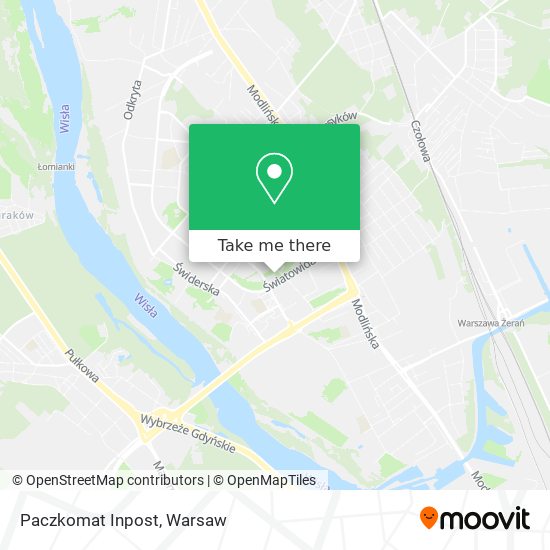 Paczkomat Inpost map