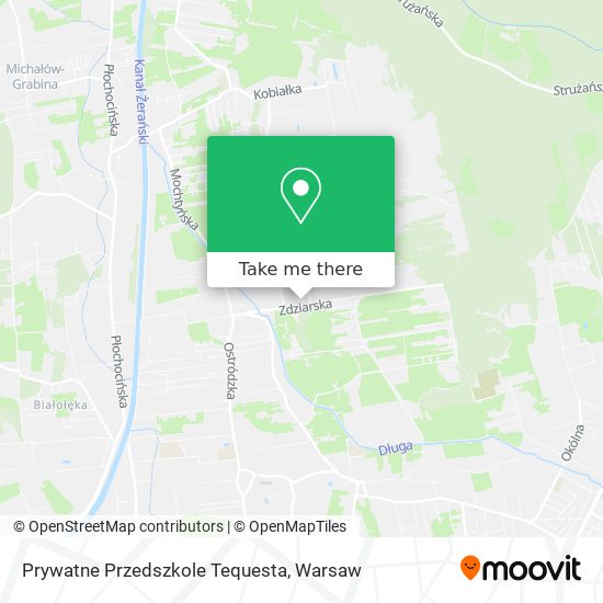 Prywatne Przedszkole Tequesta map