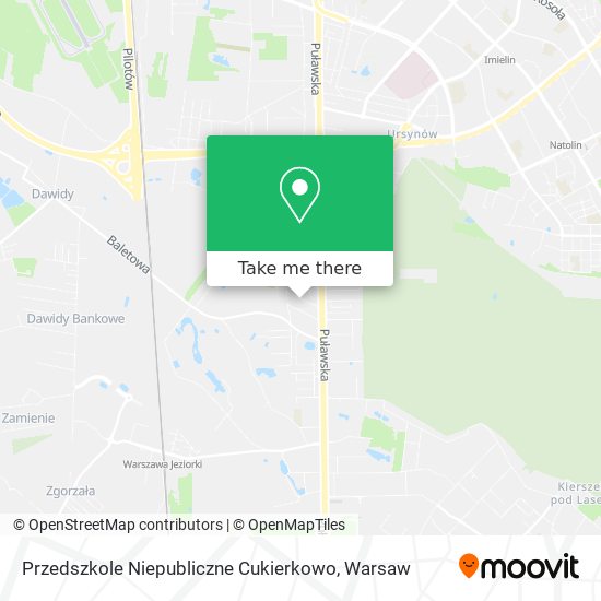 Przedszkole Niepubliczne Cukierkowo map