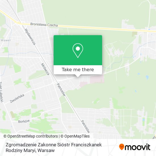 Zgromadzenie Zakonne Sióstr Franciszkanek Rodziny Maryi map