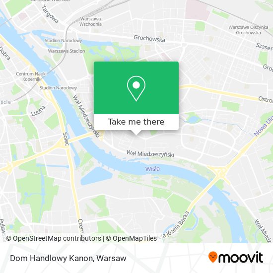 Dom Handlowy Kanon map