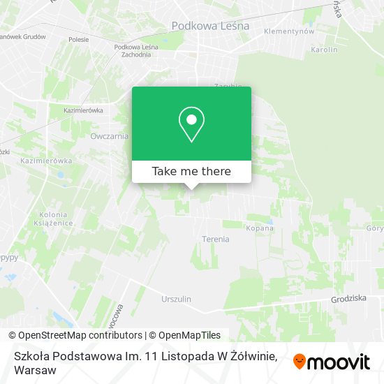 Szkoła Podstawowa Im. 11 Listopada W Żółwinie map