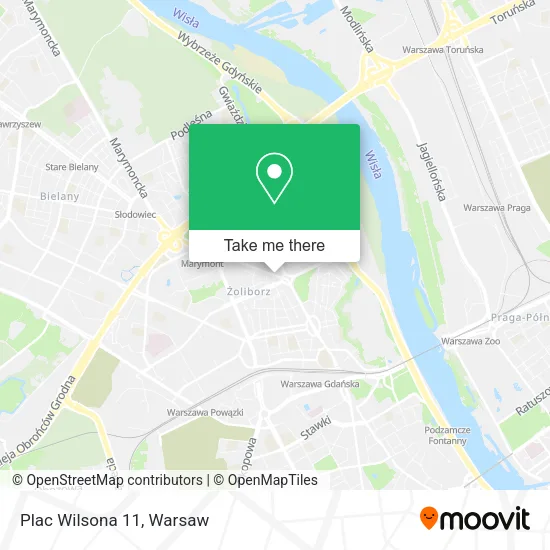 Карта Plac Wilsona 11