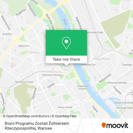 Biuro Programu Zostań Żołnierzem Rzeczypospolitej map