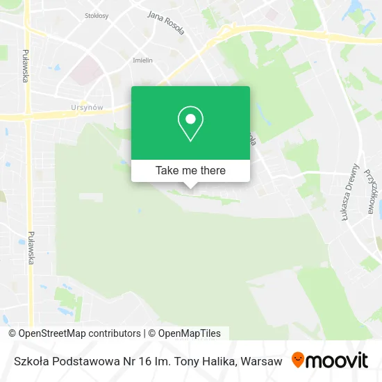 Карта Szkoła Podstawowa Nr 16 Im. Tony Halika