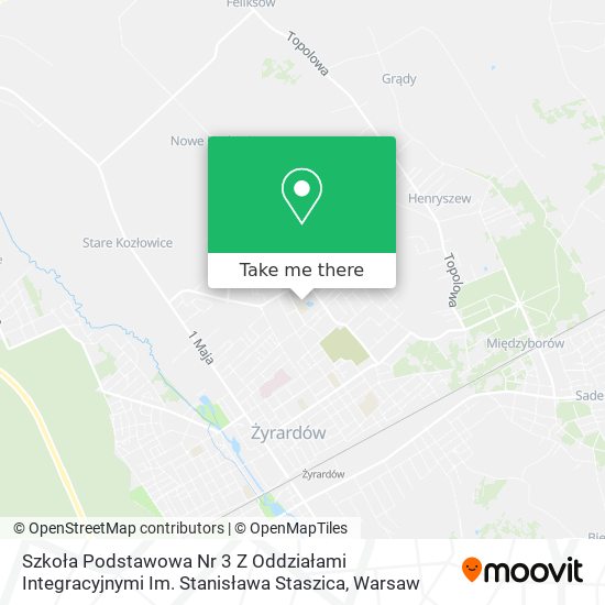 Szkoła Podstawowa Nr 3 Z Oddziałami Integracyjnymi Im. Stanisława Staszica map