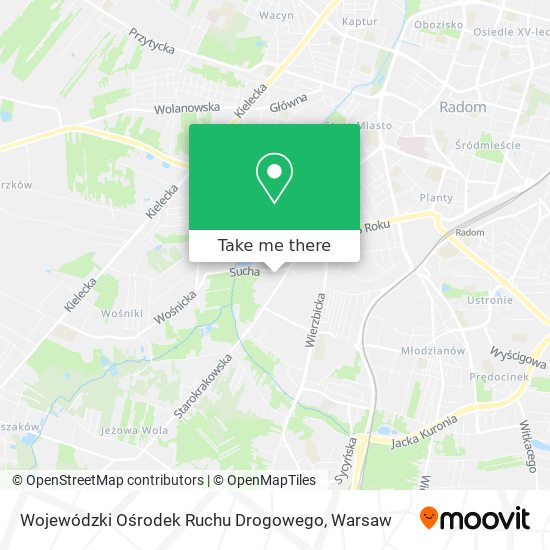 Wojewódzki Ośrodek Ruchu Drogowego map