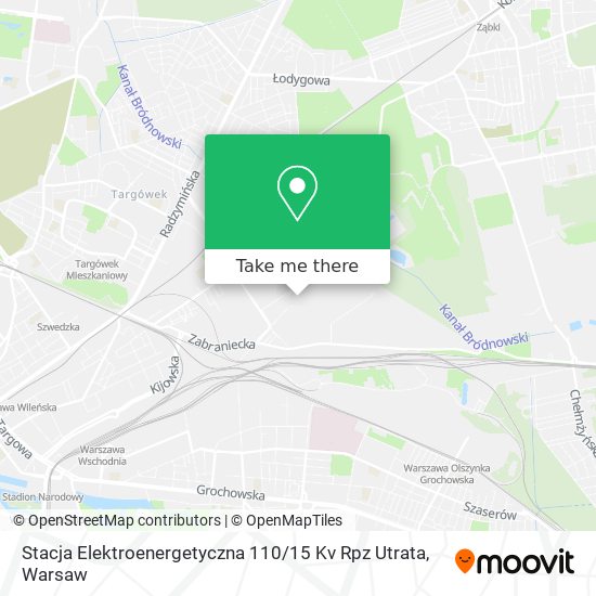 Stacja Elektroenergetyczna 110 / 15 Kv Rpz Utrata map