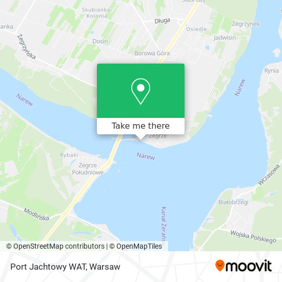 Port Jachtowy WAT map