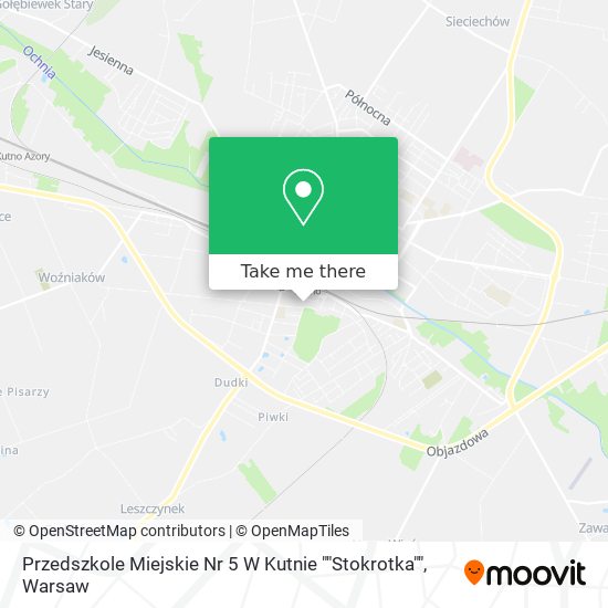 Przedszkole Miejskie Nr 5 W Kutnie ""Stokrotka"" map