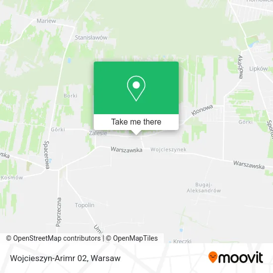 Wojcieszyn-Arimr 02 map