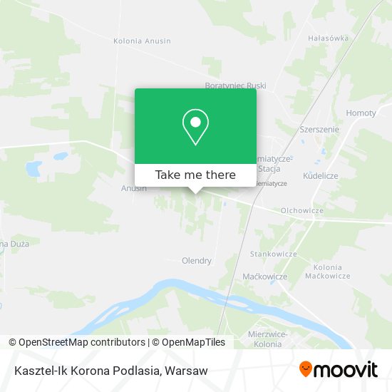 Kasztel-Ik Korona Podlasia map