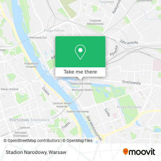 Stadion Narodowy map