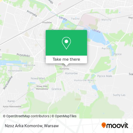 Nzoz Arka Komorów map