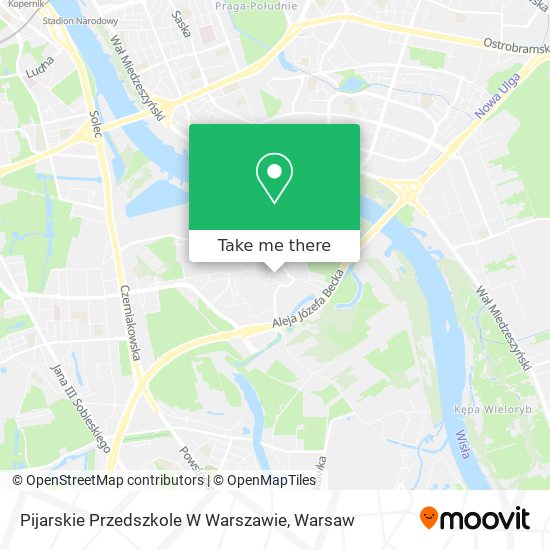 Pijarskie Przedszkole W Warszawie map