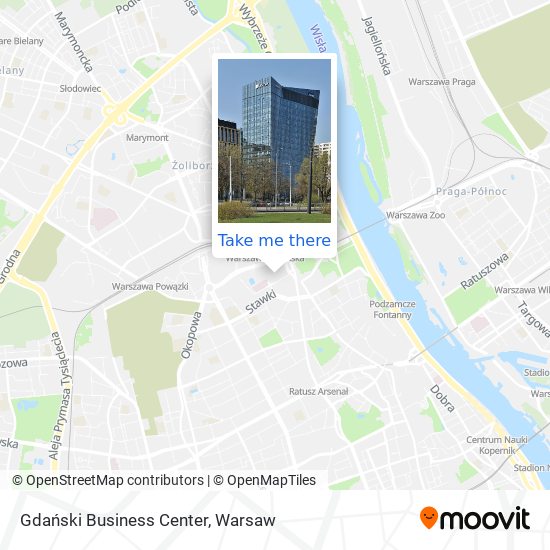 Gdański Business Center map