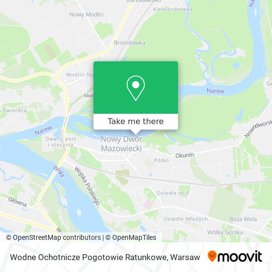 Wodne Ochotnicze Pogotowie Ratunkowe map