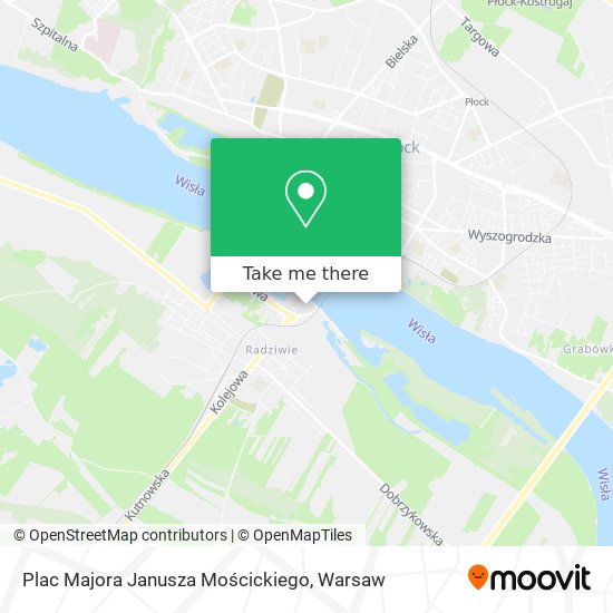 Plac Majora Janusza Mościckiego map