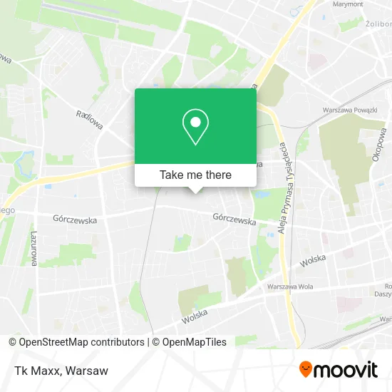 Tk Maxx map