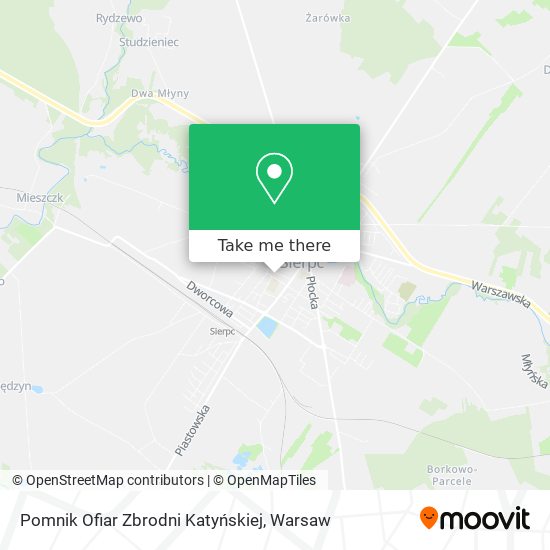 Pomnik Ofiar Zbrodni Katyńskiej map