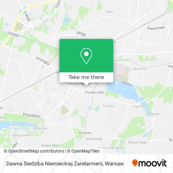 Dawna Siedziba Niemieckiej Żandarmerii map