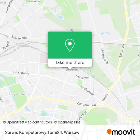 Serwis Komputerowy Tomi24 map