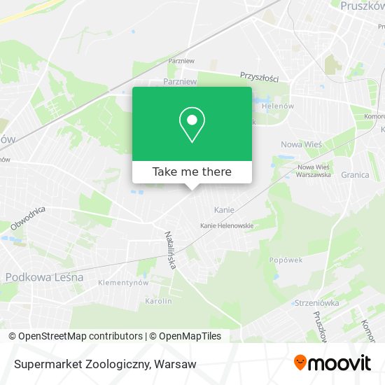 Supermarket Zoologiczny map