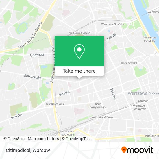 Citimedical map