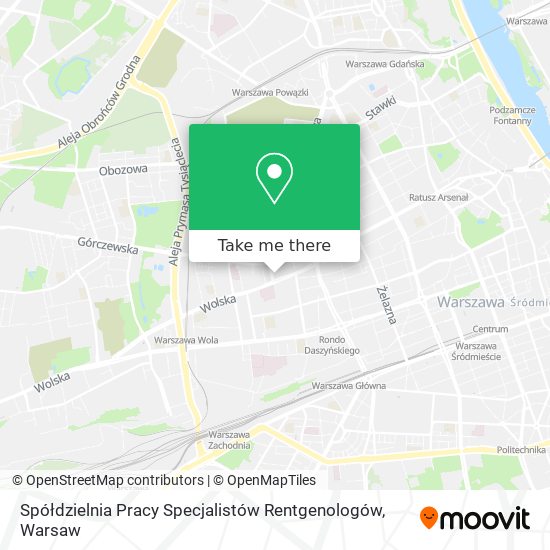 Spółdzielnia Pracy Specjalistów Rentgenologów map