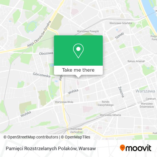 Pamięci Rozstrzelanych Polaków map