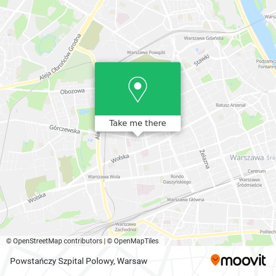 Powstańczy Szpital Polowy map